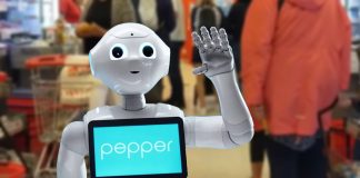 Pepper robot besökte ICA