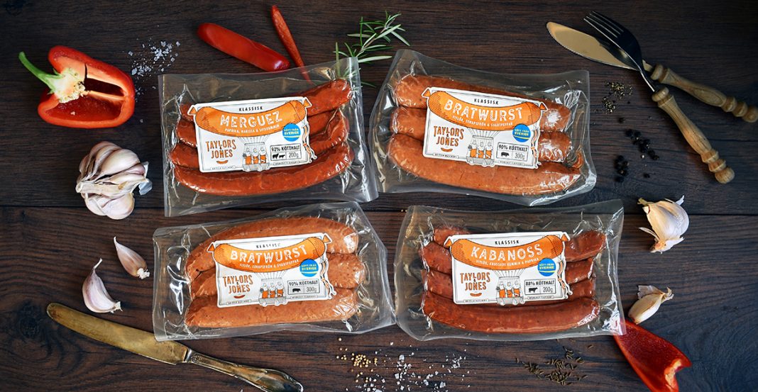 Taylors och Jones rökta korvar