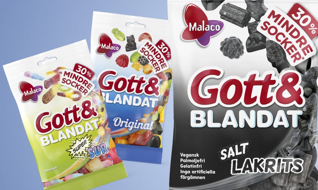 30% mindre socker Salt Lakrits