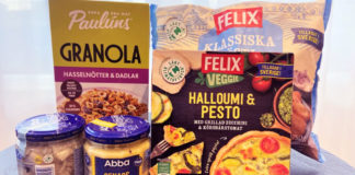 Paulúns granola, Abbas sill, Felix Rösti och vissa av Felix pajer är några av produkterna som fått den nya klimatmärkningen - Butiksnytt