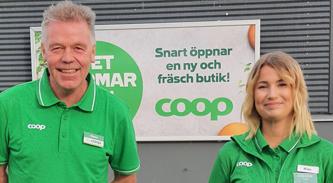 Butikscheferna Claes Wallman och Kim Johansson ser fram mot premiärerna för nya Coop Råtorp och Coop Strand idag-Butiksnytt