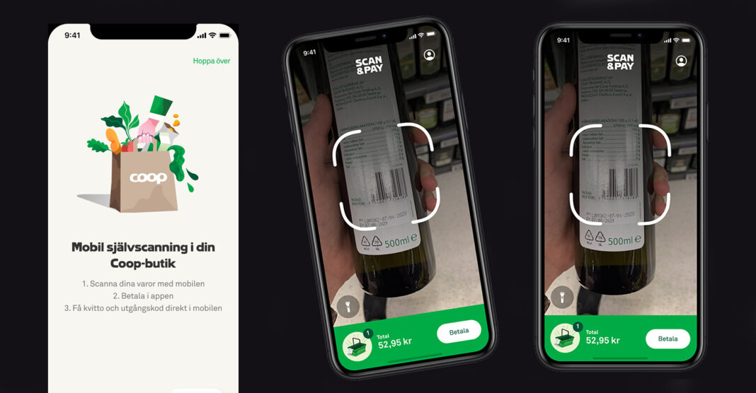 Coop Mitt SCAN & PAY -ö mobil självscanning - Butiksnytt 2020
