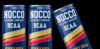 NOCCO ny produkt och smak Sunny Soda