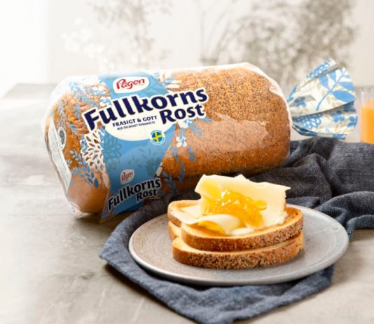 Fullkornsrost Pågens i hyllan