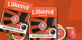 Läkerol Red Orange Licorice_