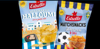 Estrella snackisar Halloumi och sourcream chili