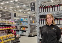 Jenny Svedvall butikschef Snabbgross Gävle