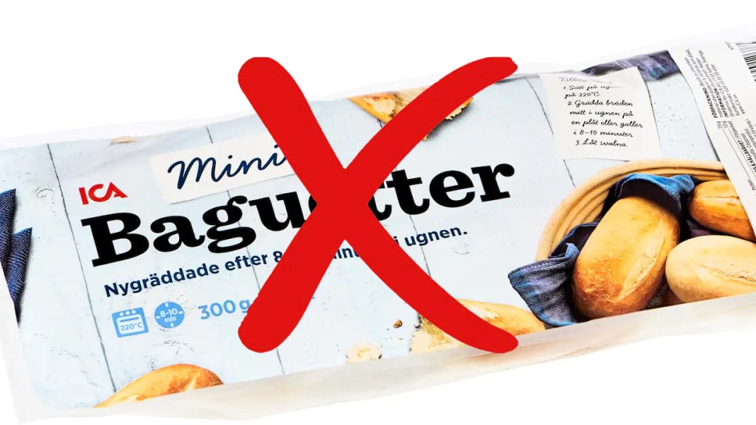 ICA Baquetter återkallas