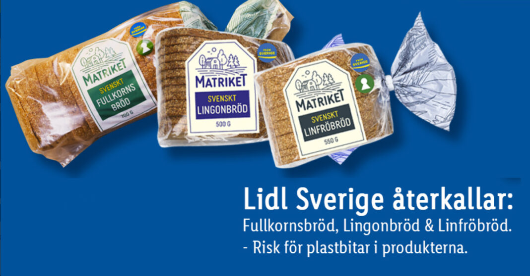 Lidl återkallar Lingonbröd