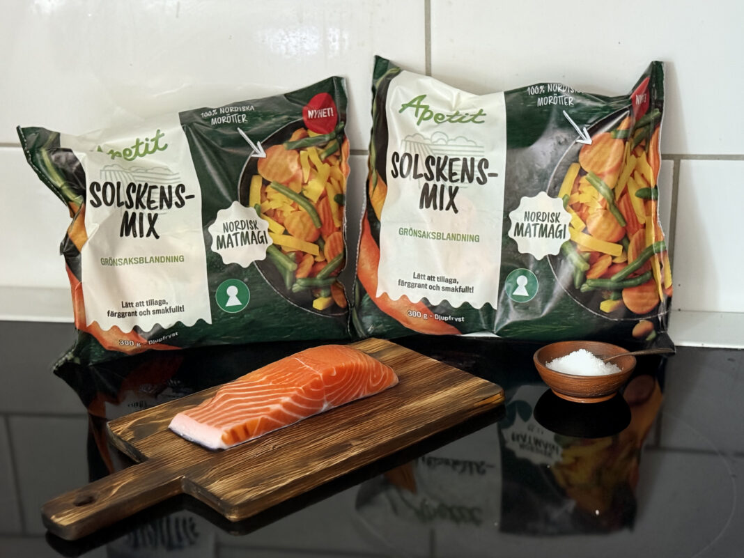 Krämig fiskpanna med Solskensmix